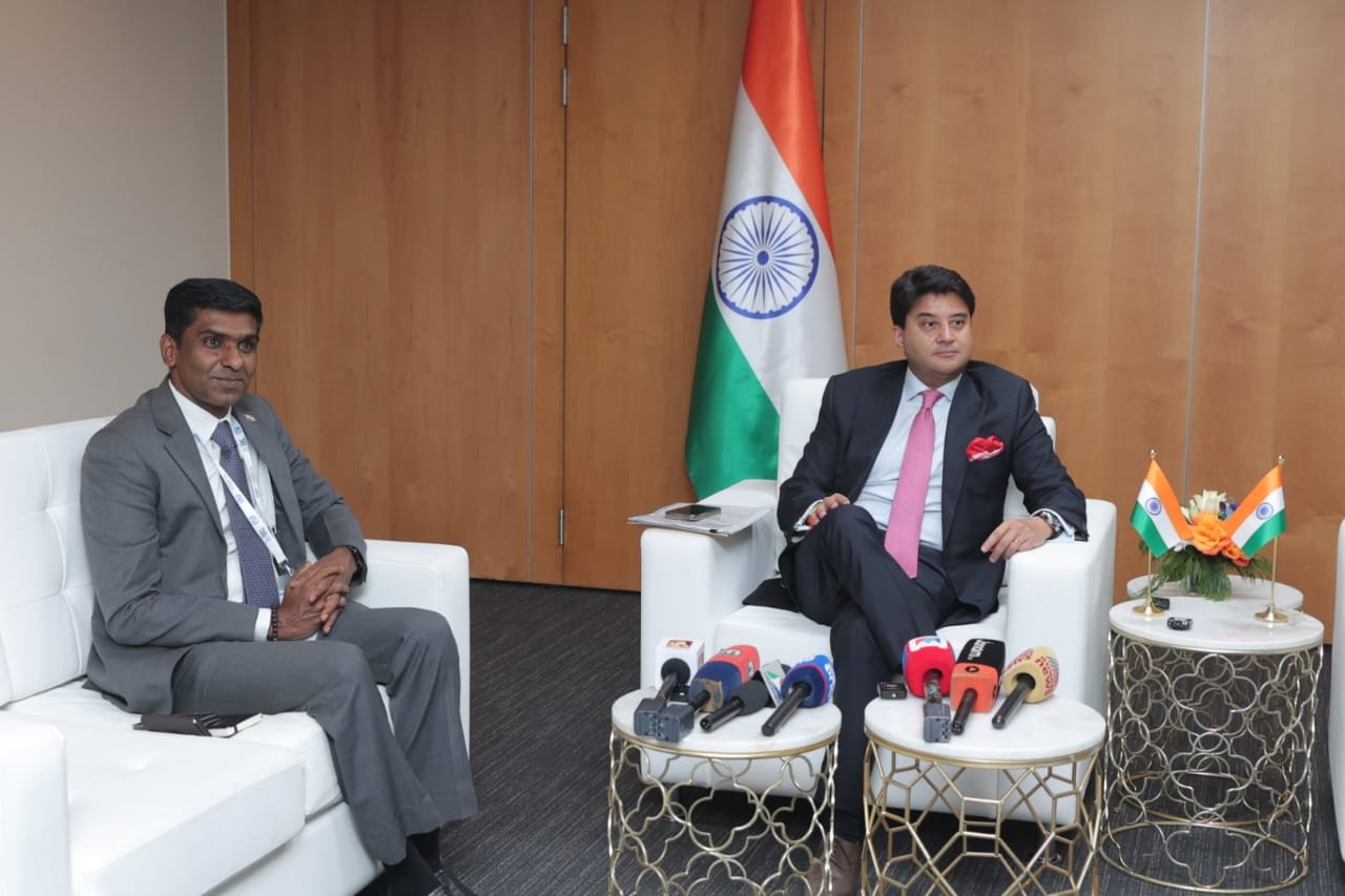 Visit of Minister of Communications, Shri Jyotiraditya Scindia. September 08, 2025