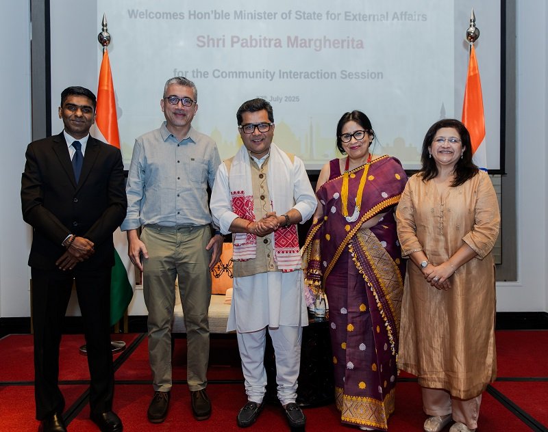 Visit of Minister of State for External Affairs, Shri Pabitra Margherita.