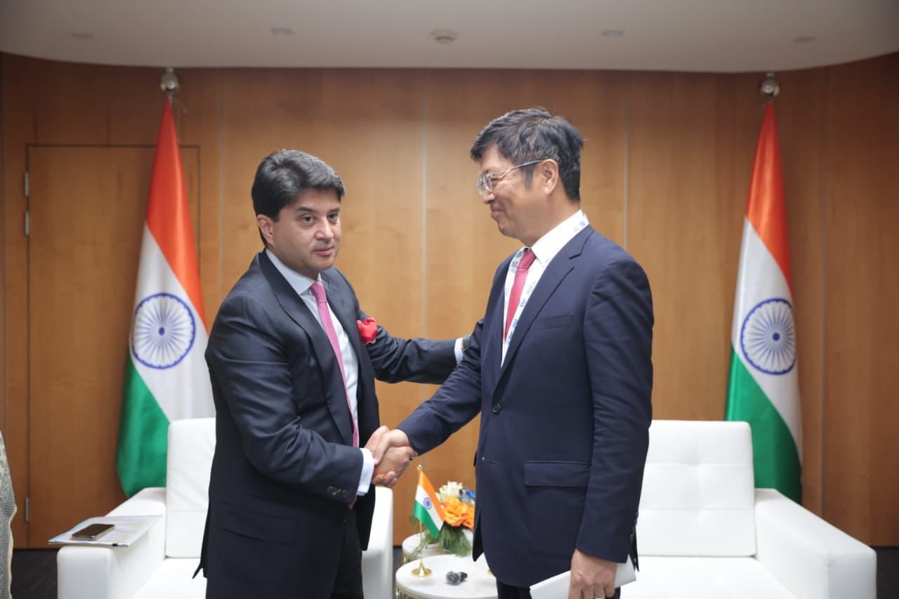 Visit of Minister of Communications, Shri Jyotiraditya Scindia. September 08, 2025