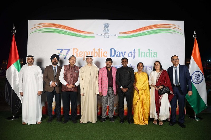 Republic Day 2026 Reception Hosted by the Consulate General of India, Dubai at Taj Exotica, Dubai. January 25, 2026