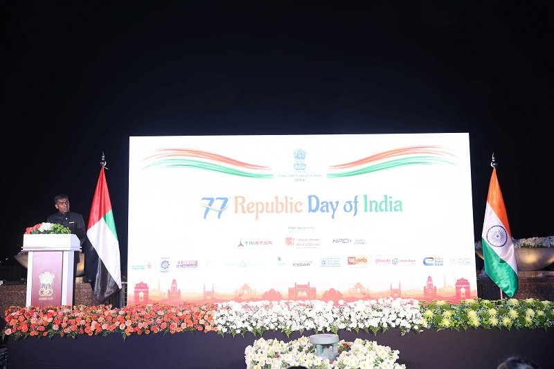 Republic Day 2026 Reception Hosted by the Consulate General of India, Dubai at Taj Exotica, Dubai. January 25, 2026