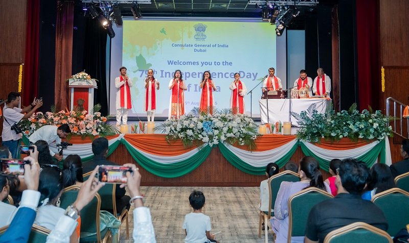 Celebration of 79th Independence Day of India at the Consulate General of India, Dubai.