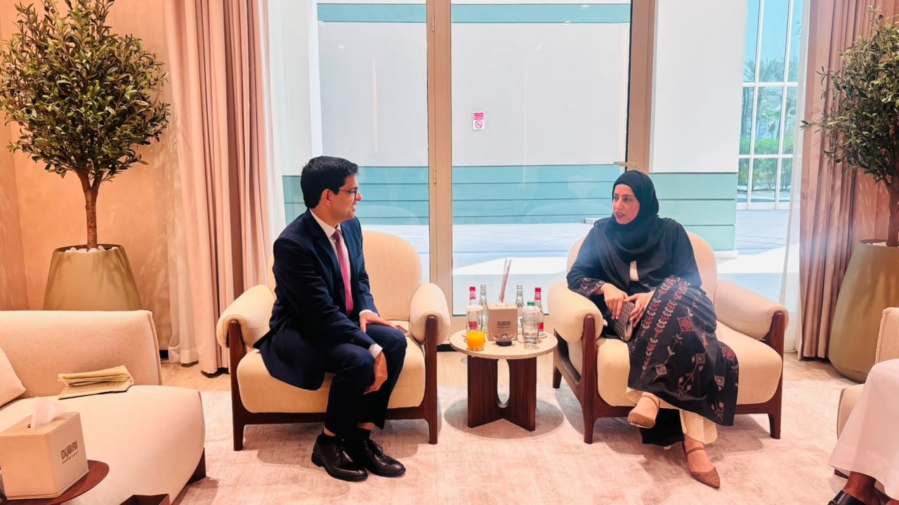 Dr. E. Vishnu Vardhan Reddy, Consul General of India  @cgidubai , met H.E. Aisha Abdulla Miran, Director General,  @KHDA