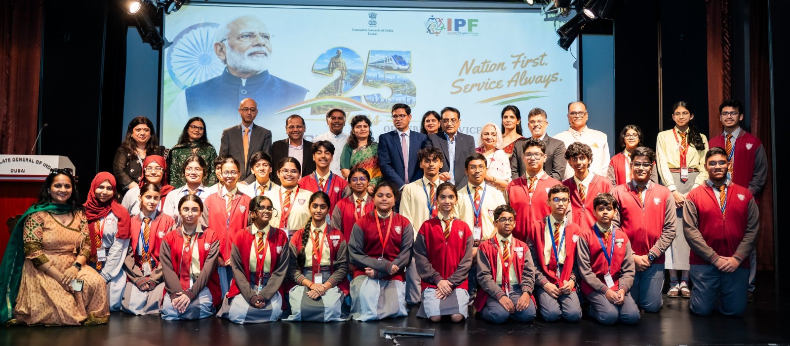 Under the #SevaSankalpAbhiyan, the Consulate General of India, Dubai, in association with the Indian People’s Forum (IPF), organised a special event celebrating the spirit of public service and community participation.