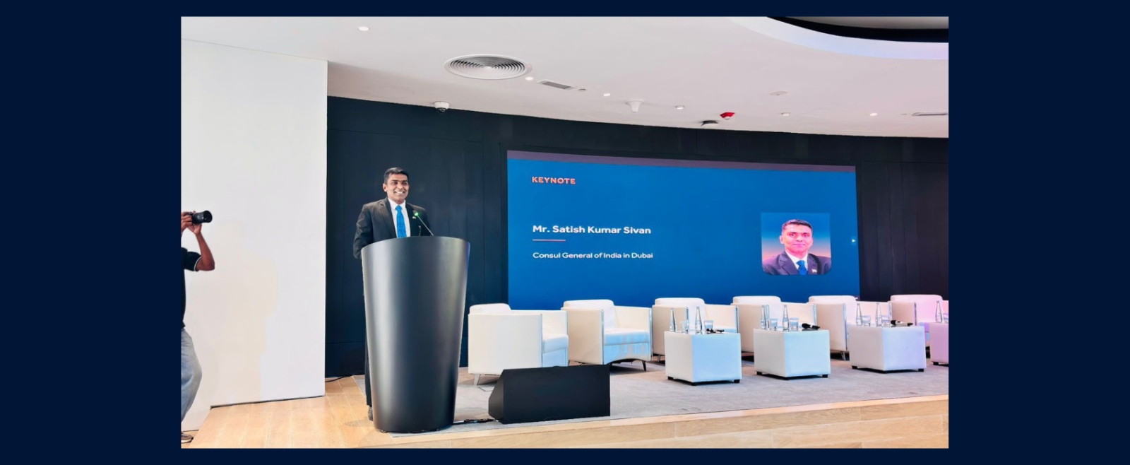 Consul General Shri Satish Kumar Sivan delivered Keynote address as the Sharjah–India Business Roundtable. January 12, 2026