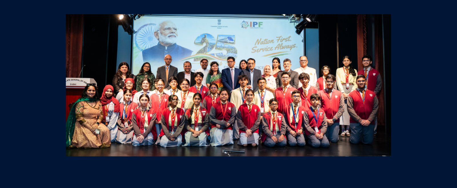 Under the #SevaSankalpAbhiyan, the Consulate General of India, Dubai, in association with the Indian People’s Forum (IPF), organised a special event celebrating the spirit of public service and community participation.
