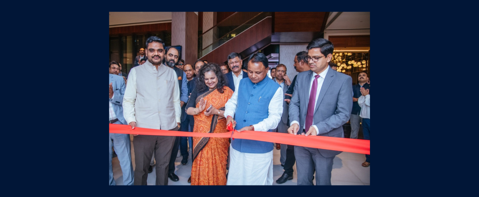 Hon’ble Chief Minister of Odisha, Shri Mohan Charan Majhi, inaugurating the ODOP Odisha exhibition in the presence of Consul General Dr. E. Vishnu Vardhan Reddy.