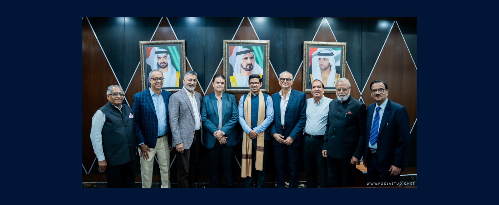 Consul General Dr. E. Vishnu Vardhan Reddy visited TEXMAS City and interacted with representatives of the Indian business community in the UAE.