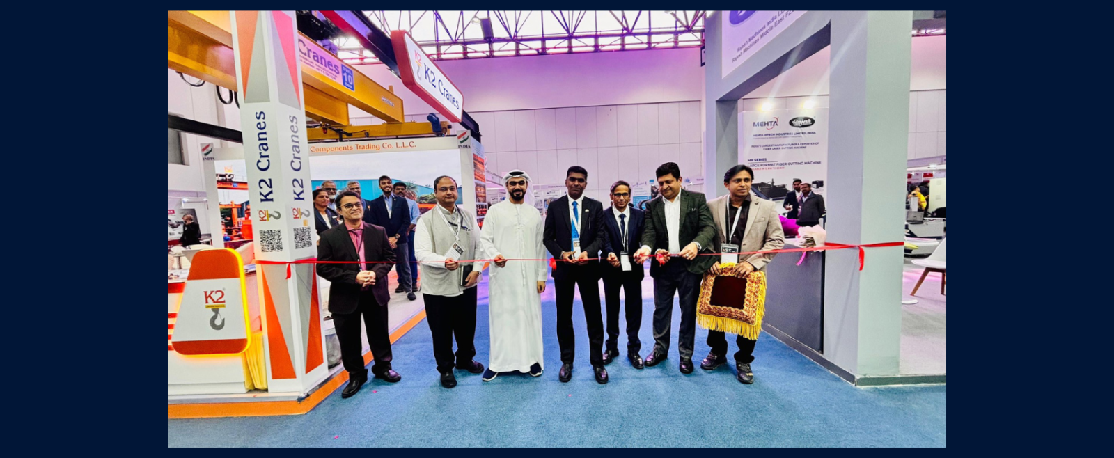 Consul General Shri Satish Kumar Sivan inaugurated the India Pavilion at the Steel Fab event held at Expo Centre Sharjah. January 12, 2026