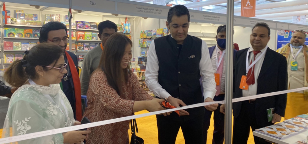 Consul General Dr. Aman Puri inaugurated India Stand at Sharjah Book Fair 2021. November 3, 2021 
