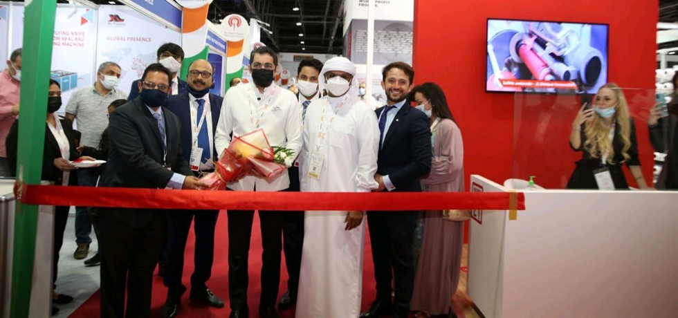 CG DR. Aman Puri inaugurated the India Pavilion at  Arab Plast 2021. Nov 15, 2021