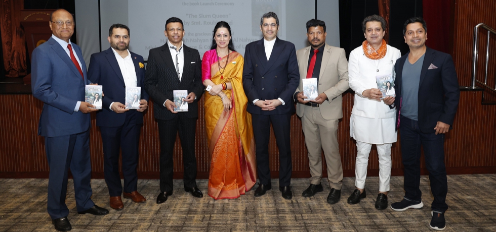Consul General Dr. Aman Puri launched the book: The Slum Queen by Smt. Rouble Nagi (22 November 2022)