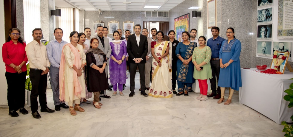 Consul General Dr. Aman Puri and the Consulate staff paid tribute to Bharat Ratna Dr. B.R. Ambedkar on Ambedkar Jayanti at Consulate premises.  April 14, 2023