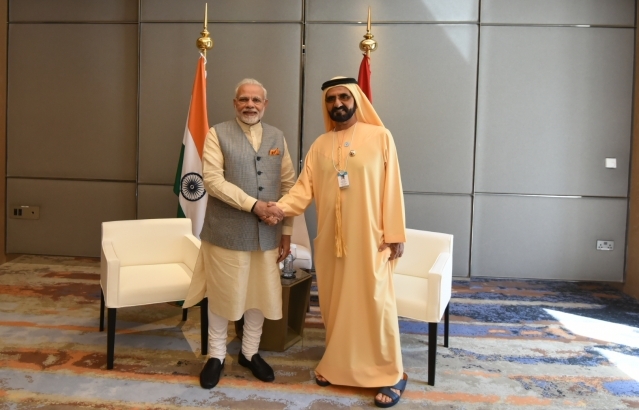 PM’s bilateral meeting with Vice President and Prime Minister of Dubai and Ruler of Dubai HH Sheikh Mohamed Bin Rashid Al Maktoum
